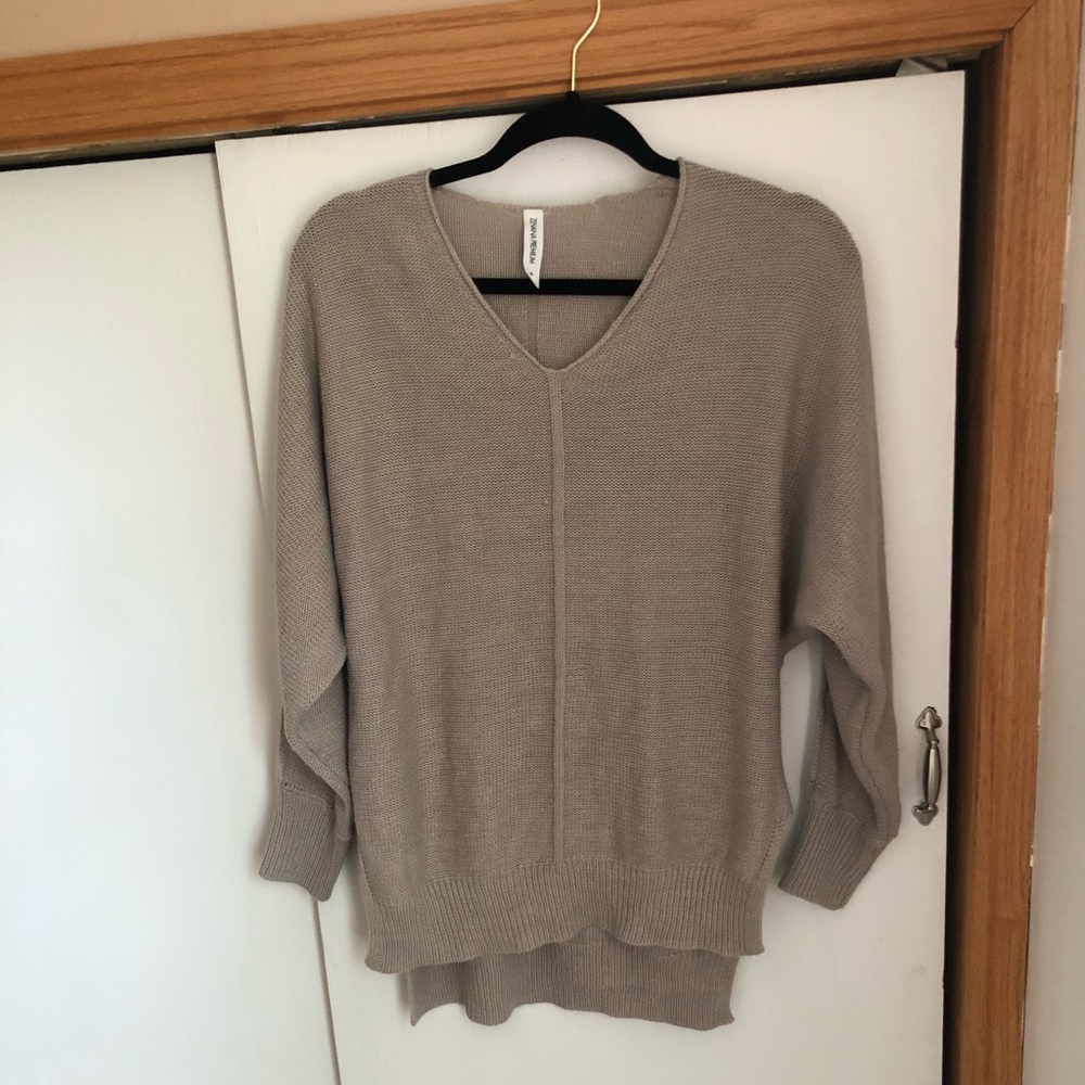 Taupe colored sweater